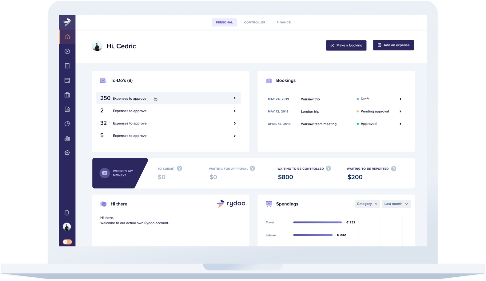 Rydoo For Expense Management